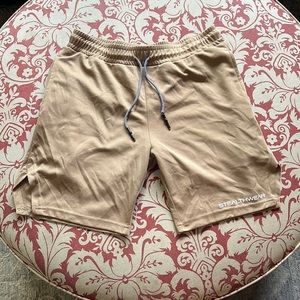 Stealthwear workout shorts w/ liner and cell phone pocket.